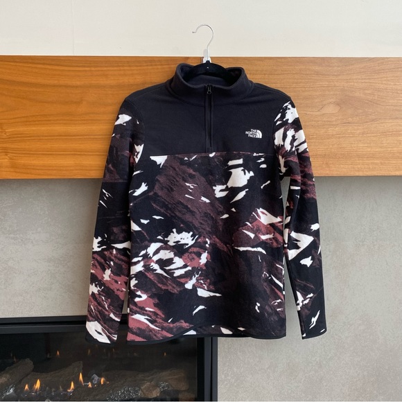The North Face Women`s Printed TKA Glacier 1/4 Zip Pullover TKA Glacier, Size S - Picture 4 of 8